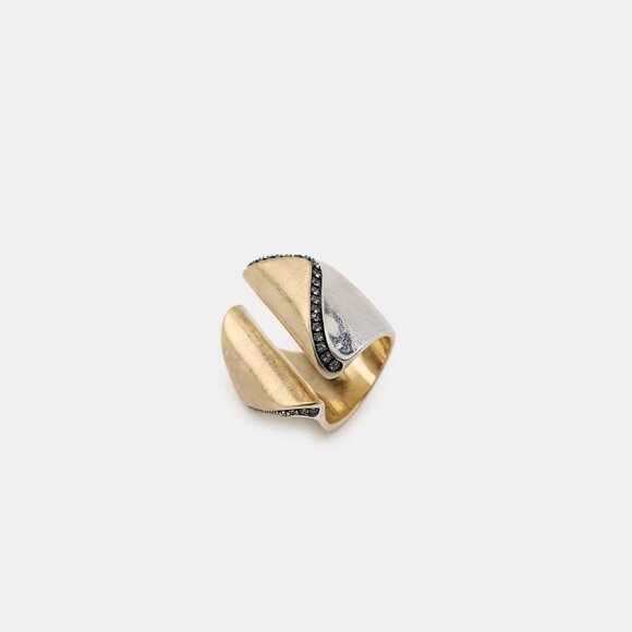 ZARA Combined metal ring M Brand new - Picture 2 of 5